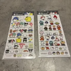 サンリオキャラクター ステッカー 2シートセット