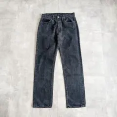 1980's USA製 Levi's リーバイス 501 先染め ブラックデニム