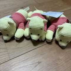 東京ディズニーリゾート　プーさん　クリップ3個