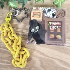 ガチャ詰めポーチ　burger shop とBLACKモンスター♡