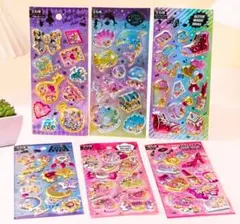 シャカシャカシール☆グリッターマジック６枚セット