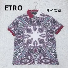 ETRO エトロ ☆ ペイズリー柄 切替 ウール ポロシャツ 長袖 42 伊製 ETRO】エトロ ペイズリー柄 長袖ポロシャツ - メルカリ