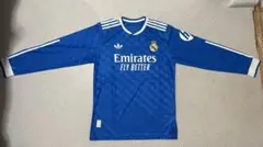 Real Madrid 青 長袖 ジャージ