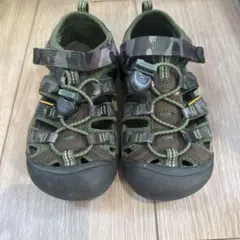 Keen 迷彩 キッズサンダル　18.5cm
