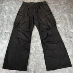 00s【archive】フレアカーゴパンツ/y2k/opium/gimmick