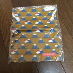 手作り 富士山デザイン 巾着袋
