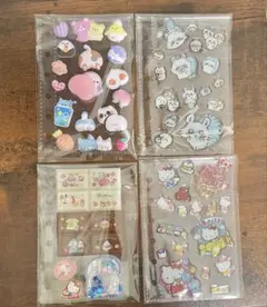 ＊シールおすそ分け＊キャラクターアソート（おしりシール、サンリオ、ちいかわ）