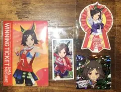 ウマ娘プリティーダービーWTミニクリアファイル＆ステッカー3種