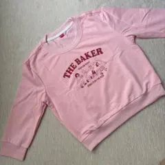 【未使用タグ付き】120cm 薄手トレーナー(ピンク)