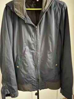 ÉDIFICE フード付きネイビージャンパー クリーニング済