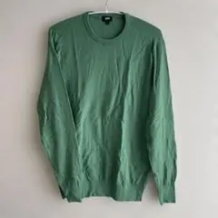 UNIQLO グリーン ニットセーター Lサイズ