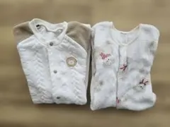 西松屋 ロンパース 冬物 2枚セット 50-60cm