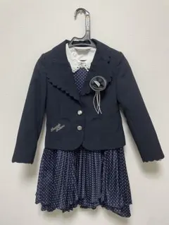 【匿名配送】【美品】ヒロミチナカノ フォーマル ワンピースセット 130cm