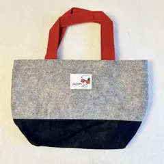 SNOOPY  スヌーピー　フェルトランチバッグ　バイカラー