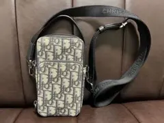 Dior ディオール オブリークジャカード スマホショルダーバッグ