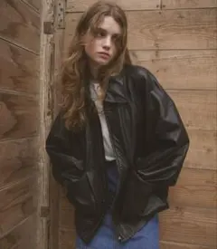 FREAK'S STORE フェイクレザーブルゾン