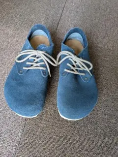 ビルケンシュトックBIRKENSTOCK青 スエードスニーカーのサムネイル