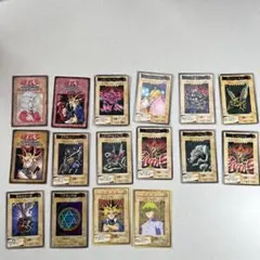 遊戯王　バンダイ版　16枚　六芒星の呪縛　暗黒騎士ガイア