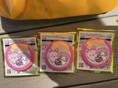 ちいかわ×サンリオキャラクターズ　缶バッジ　古本屋×マイメロディ