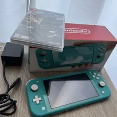 Nintendo Switch Lite ターコイズ　➕モンハンRISE