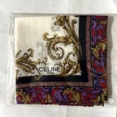 CELINE 花柄 ハンカチ 46cm×46cm 未使用のサムネイル