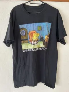 レア ヴィンテージ スポンジボブ Tシャツ ALL SPORT タグ Mサイズ