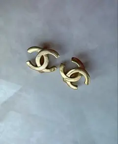 【極美品】CHANEL シャネル ヴィンテージ イヤリング ココマーク ゴールド