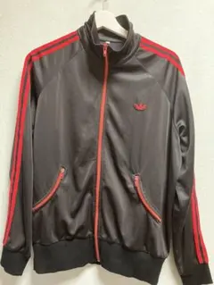 adidas ジャージ　ビンテージ　曲がりポケット