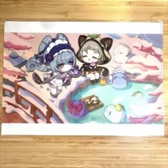原神ほっかぽか温泉シリーズ　A4クリアファイル
