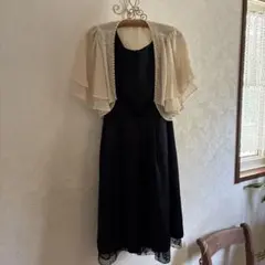 パーティードレス ブラック・アイボリー