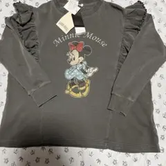 【新品未使用】Disney ミニーちゃんフリル付きトレーナー　スウェットMサイズ