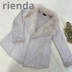 rienda M フェイクムートンコート リエンダ