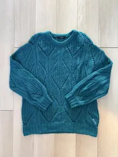 w closet レース編み ニット 長袖