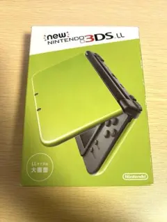 Newニンテンドー3DS LL ライム×ブラック 動作確認済 初期化済　説明書