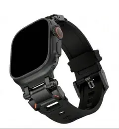 ブラック×ブラックAppleWatchバンド 49/45/44/42mm新品