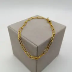 ★新品★ アンカー 喜平 ゴールド ブレスレット 18K GP シンプル メンズ