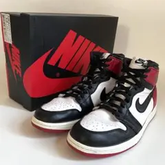 エアジョーダン 1 レトロ ハイ OG 30cm つま黒 赤 白 黒 ナイキ