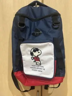 スヌーピー リュック バックパック ネイビー/レッド