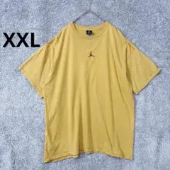 3584 ジョーダン Tシャツ XXL マスタード 綿 USA製 希少 ゆったり