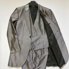 極美品 verita 新郎 タキシード 3点セット Y-L シルバーグレー - メルカリ