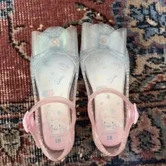 Sanrio Cinnamoroll ラメ入りサンダル 18cmのサムネイル