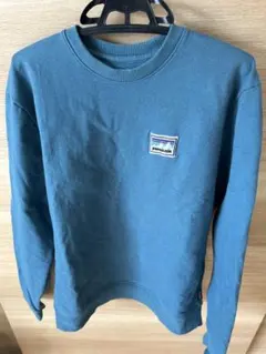 Patagonia 青 クルーネック トレーナー