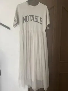 terawear emu NOTABLE チュール切替ワンピース