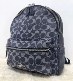 【1点物デニム】コーチリュック  バックパック シグネチャー 　COACH 公式】COACH – コーチ | チャーター バックパック・シグネチャー
