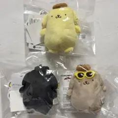 ローリーズファーム　ポムポムプリン　マスコット　日焼け　黒　ぬいキーホルダーのサムネイル