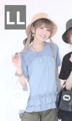 &LOVE 全方位美人なティアードふりるトップス LLサイズ❤️のサムネイル