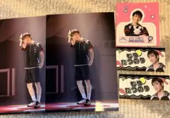 テニミュ　森辰徳　ランダムステージブロマイド・おなまえシール・サンリオステッカー