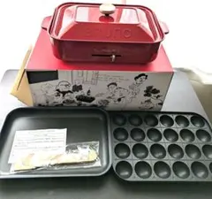 新品未使用】BRUNO コンパクトホットプレート レッド ベビースター