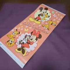 2026年ミッキー・ミニー壁掛けカレンダー3か月4枚物