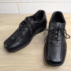 美品 Miss Kyouko パンチング レースアップ スニーカー 23.5 黒 - メルカリ